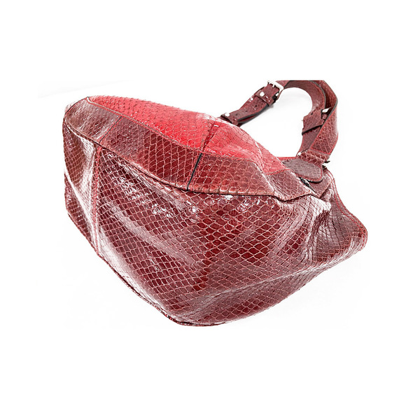 Celine Python Red Shoulder Bag - Picture 4 of 7